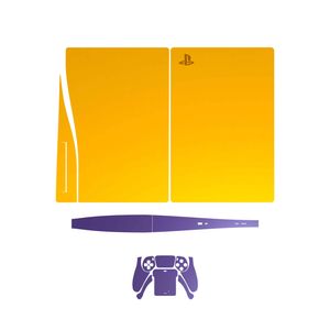 برچسب کنسول و دسته بازی ps5 ماهوت مدل deep mustard blueberry